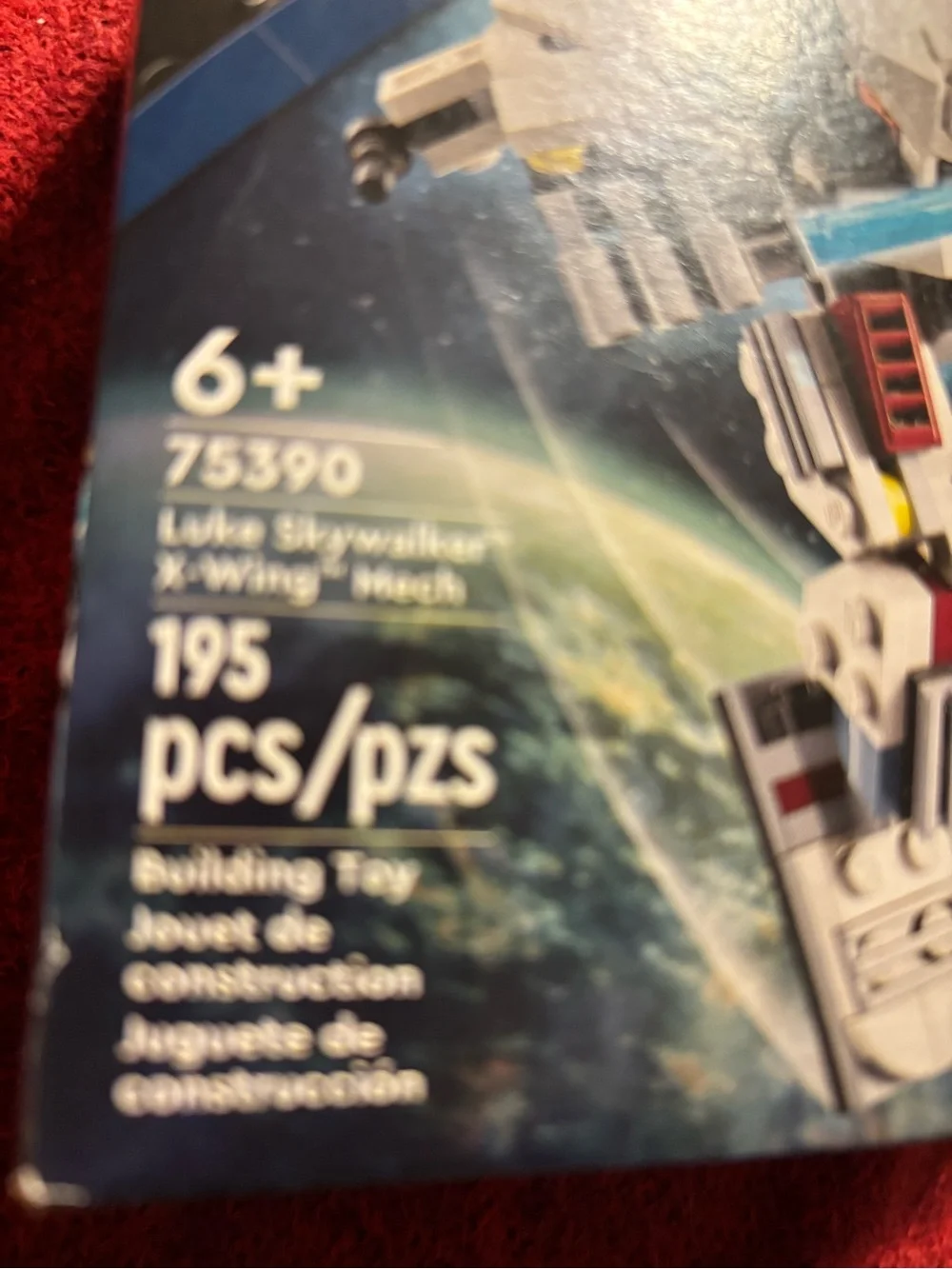 LEGO Star Wars Luke Skywalker X-Wing Mech Building Toy - 195pc 75390 New